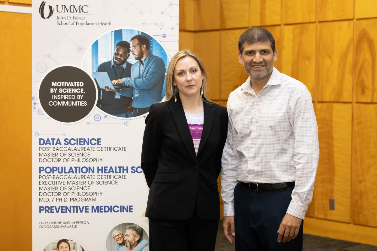 Preventive Medicine Resident pictured with spouse